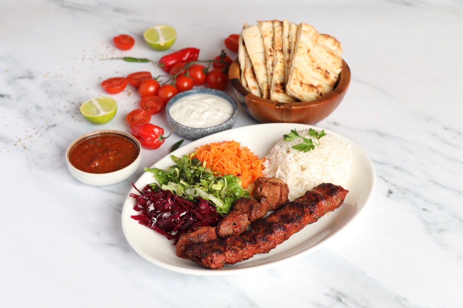 Lamb Shish Combo