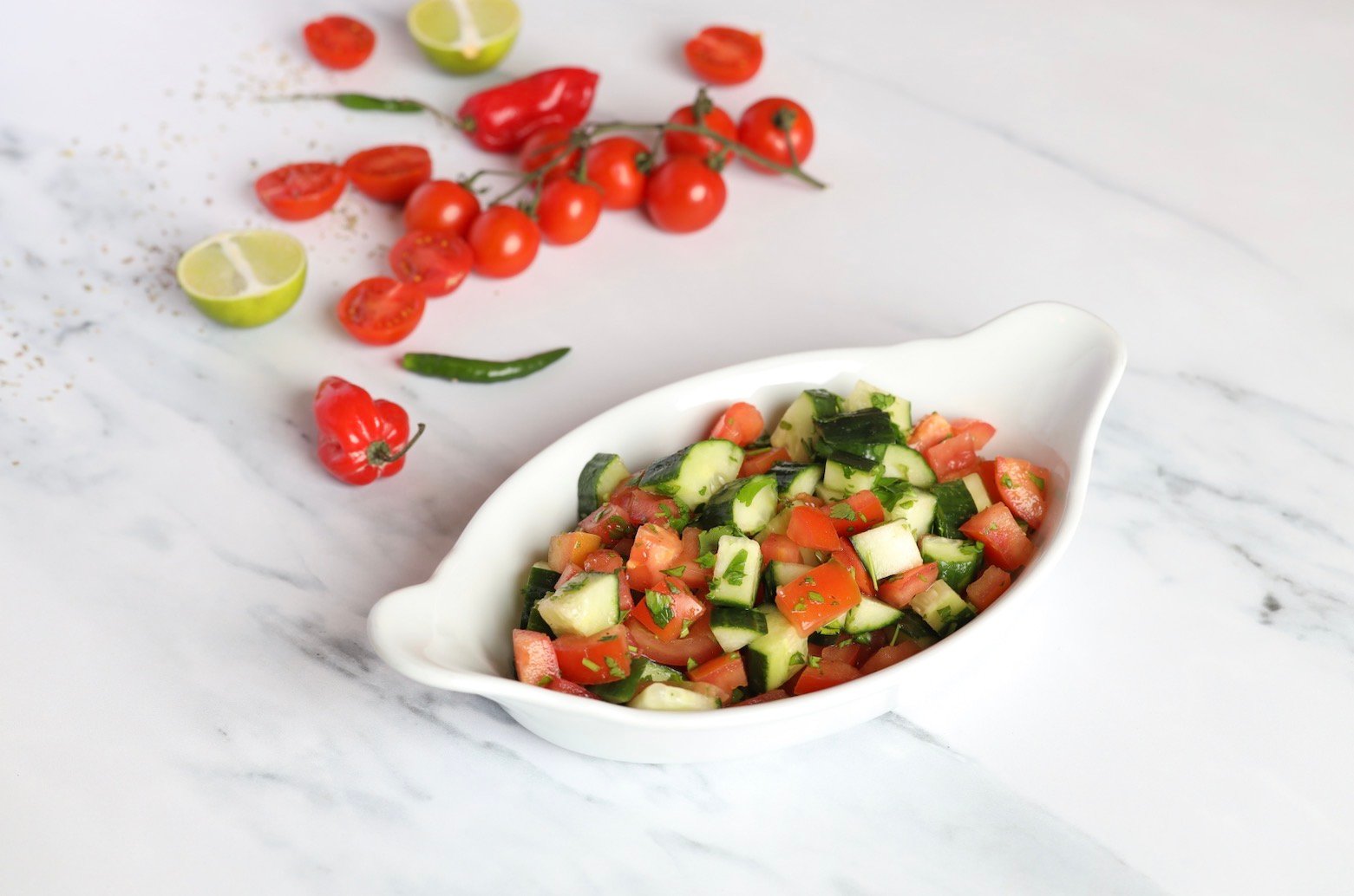 Tomato & Cucumber Salad