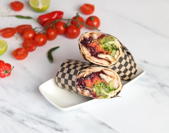 Chicken doner wrap