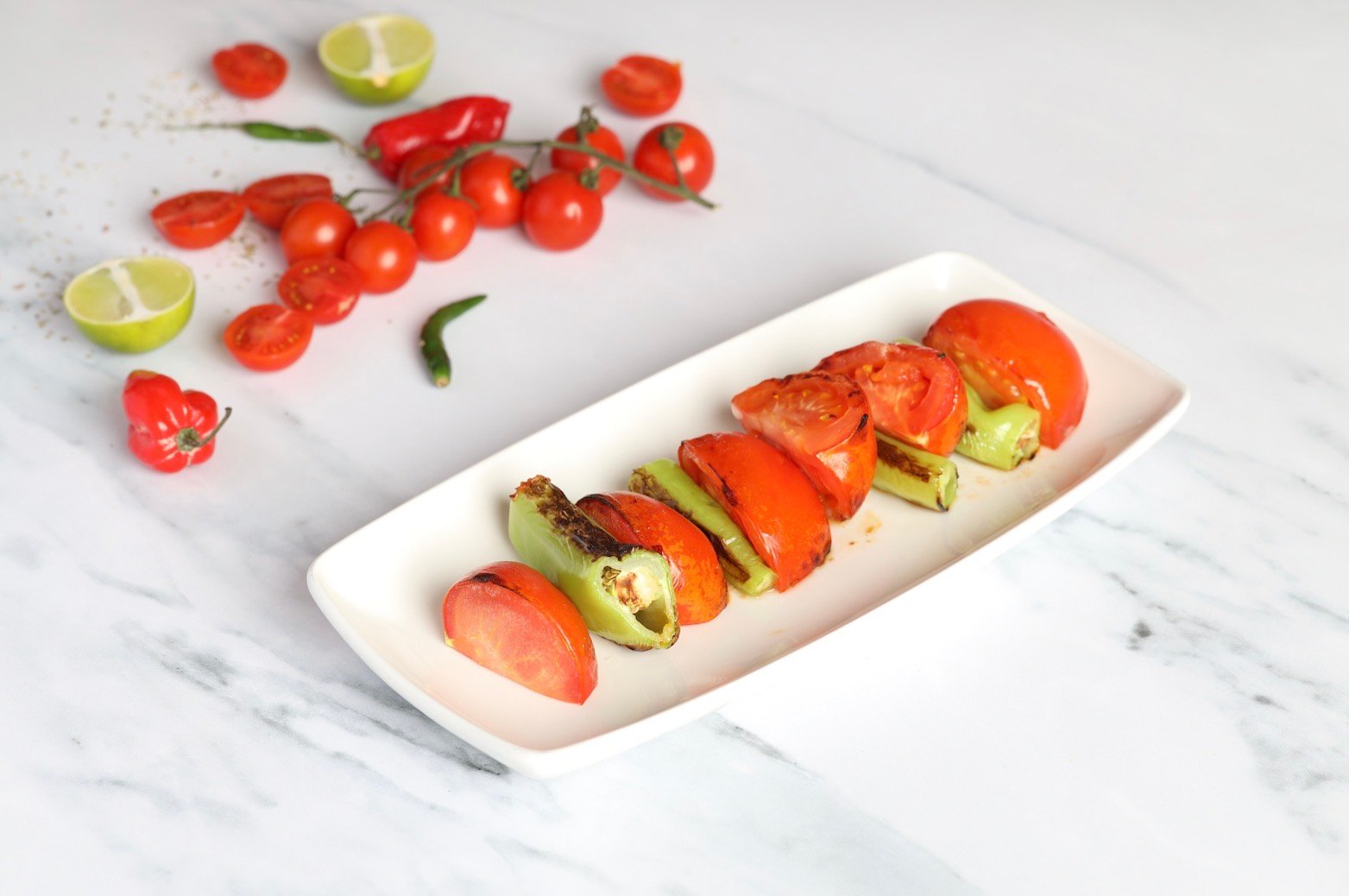 Tomato Pepper Skewer